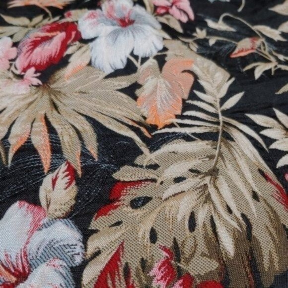 Anthropologie Isla Maude Tropical Floral Jacquard Pencil Skirt M - Picture 3 of 13